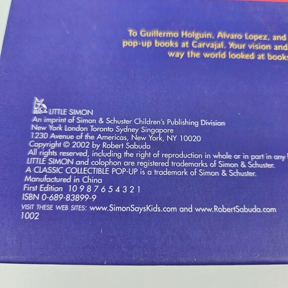 The Night Before Christmas Pop-Up Book Robert Sabuda First Edition Hardcover - Picture 6 of 11